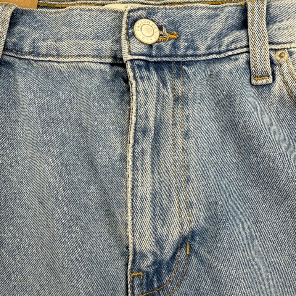 PacSun Jeans Mens 36 (Fits 37x32) Extreme Baggy Mid Rise Light Indigo NWT - Picture 14 of 16